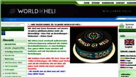 What World-of-heli.de website looked like in 2016 (7 years ago)