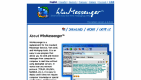 What Winmessenger.com website looked like in 2016 (7 years ago)