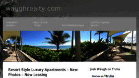 What Waughrealty.com website looked like in 2016 (7 years ago)