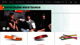 What Wristbands.in website looked like in 2016 (7 years ago)