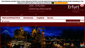 What Weihnachtsmarkt.erfurt.de website looked like in 2016 (7 years ago)