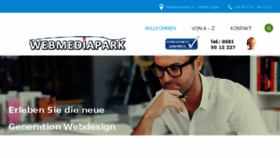 What Webmediapark.de website looked like in 2016 (7 years ago)