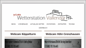 What Wetterstation-vallendar.de website looked like in 2016 (7 years ago)