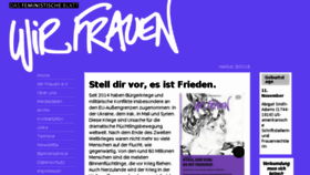 What Wirfrauen.de website looked like in 2016 (7 years ago)