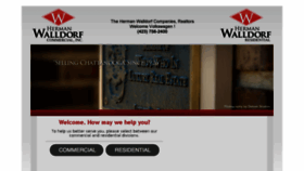 What Walldorf.com website looked like in 2016 (7 years ago)
