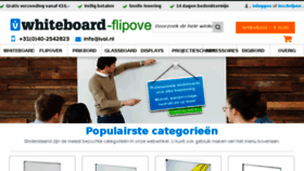 What Whiteboard-flipover.nl website looked like in 2016 (7 years ago)