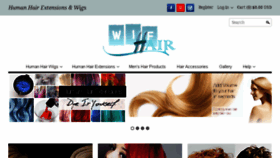 What Wifhair.com website looked like in 2016 (7 years ago)