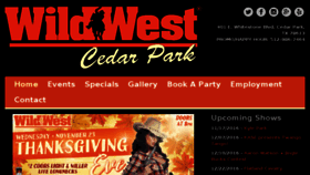 What Wildwestcedarpark.com website looked like in 2016 (7 years ago)