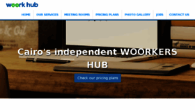 What Woorkhub.com website looked like in 2016 (7 years ago)