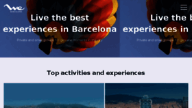 What Webarcelona.com website looked like in 2016 (7 years ago)