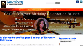 What Wagnersf.org website looked like in 2016 (7 years ago)