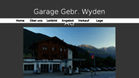 What Wyden.ch website looked like in 2016 (7 years ago)