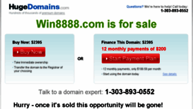 What Win8888.com website looked like in 2016 (7 years ago)