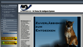 What Ws-datenservice.de website looked like in 2016 (7 years ago)