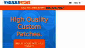 What Wholesale-patches.com website looked like in 2016 (7 years ago)