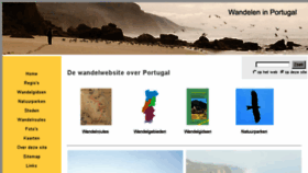 What Wandeleninportugal.info website looked like in 2016 (7 years ago)