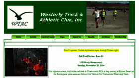 What Westerlytrackclub.org website looked like in 2016 (7 years ago)