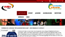What Wsv1850.de website looked like in 2016 (7 years ago)