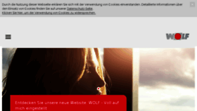 What Wolf-heiztechnik.de website looked like in 2016 (7 years ago)