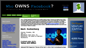 What Whoownsfacebook.com website looked like in 2016 (7 years ago)