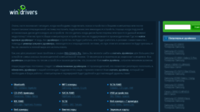 What Win-drivers.ru website looked like in 2016 (9 years ago)