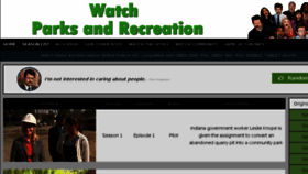 What Watchparksandrecreation.com website looked like in 2016 (7 years ago)
