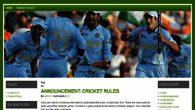 What Worldcricketblog.com website looked like in 2016 (7 years ago)