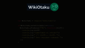 What Wikiotaku.com website looked like in 2016 (7 years ago)