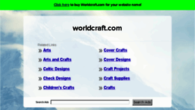 What Worldcraft.com website looked like in 2016 (7 years ago)