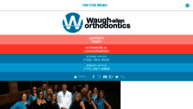 What Waorthodontics.com website looked like in 2016 (7 years ago)