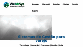 What Webbsys.com.br website looked like in 2016 (7 years ago)