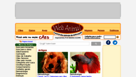 What Webanimal.com.br website looked like in 2016 (7 years ago)