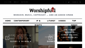 What Worshipfuel.com website looked like in 2016 (7 years ago)