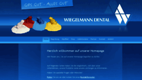 What Wiegelmann.de website looked like in 2016 (7 years ago)