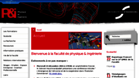 What Www-physique.u-strasbg.fr website looked like in 2016 (7 years ago)