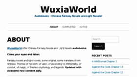 What Wuxiaworld.info website looked like in 2016 (7 years ago)