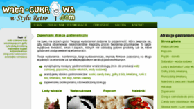 What Wata-cukrowa.com website looked like in 2016 (7 years ago)