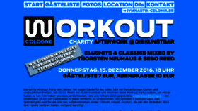 What Workout-cologne.de website looked like in 2016 (7 years ago)