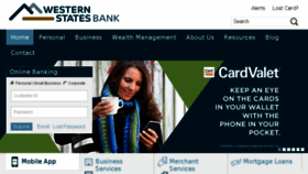 What Westernstatesbank.com website looked like in 2016 (7 years ago)