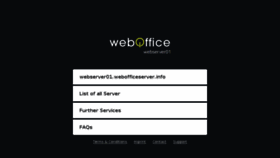 What Webofficeserver.info website looked like in 2016 (9 years ago)