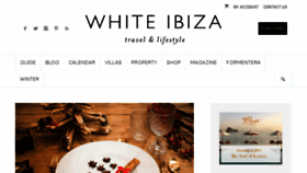 What White-ibiza.com website looked like in 2016 (7 years ago)