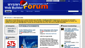 What Wysiwygwebbuilder.de website looked like in 2016 (7 years ago)