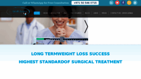What Weightlosssurgerydubai.com website looked like in 2016 (7 years ago)