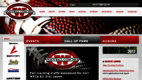 What Wifca.org website looked like in 2016 (9 years ago)