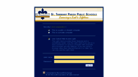 What Webmail.stpsb.org website looked like in 2016 (7 years ago)