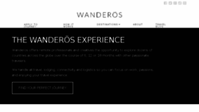 What Wanderos.com website looked like in 2016 (7 years ago)