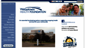 What Wetaskiwinhealthfoundation.com website looked like in 2016 (7 years ago)