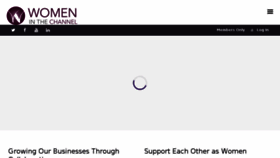 What Womeninthechannel.org website looked like in 2016 (7 years ago)