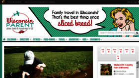 What Wisconsinparent.com website looked like in 2016 (7 years ago)