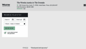 What Westinaustinatthedomain.com website looked like in 2016 (7 years ago)